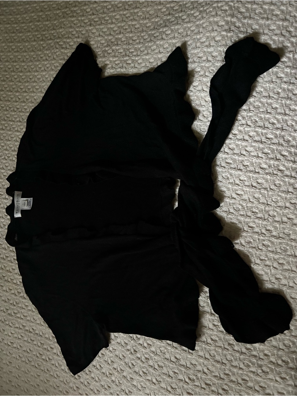 White House Black Market Black Wrap Shrug
